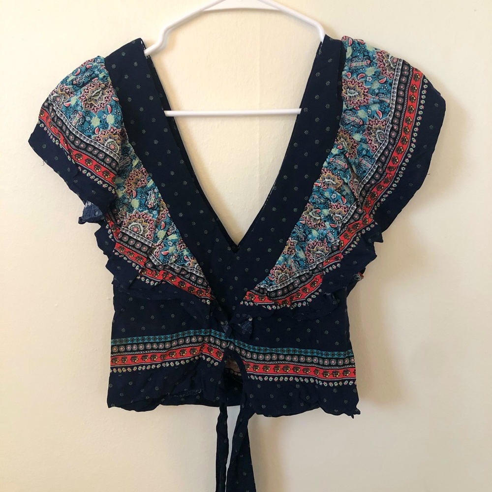 Patterned crop top